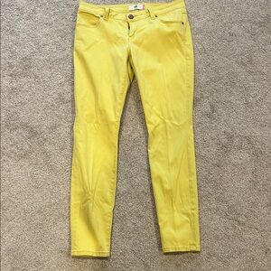 CAbi Citron Yellow Skinny Pants #5084